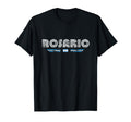 Rosario Argentina 70S 80S Type Flag T-Shirt - Aesthetic Graphic for Adults - T-Shirt, Sweatshirt, Hoodie