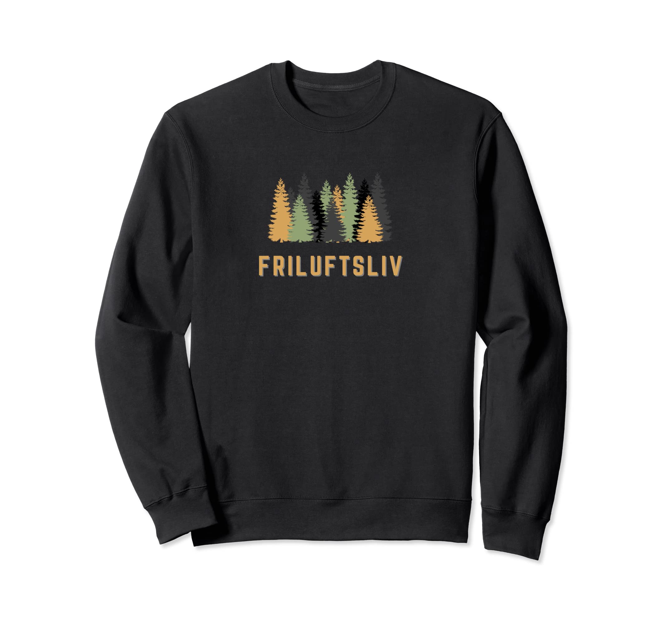 Friluftsliv Nordic Outdoor Living Sweatshirt - Custom Art Print Unisex - T-Shirt, Sweatshirt, Hoodie