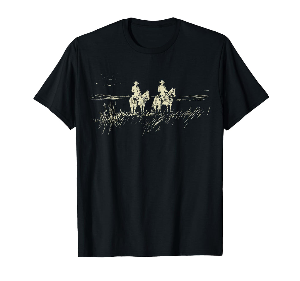 Cowboys Horizon Western Cowboy Rodeo T-Shirt - Novelty Apparel Men Women - T-Shirt, Sweatshirt, Hoodie
