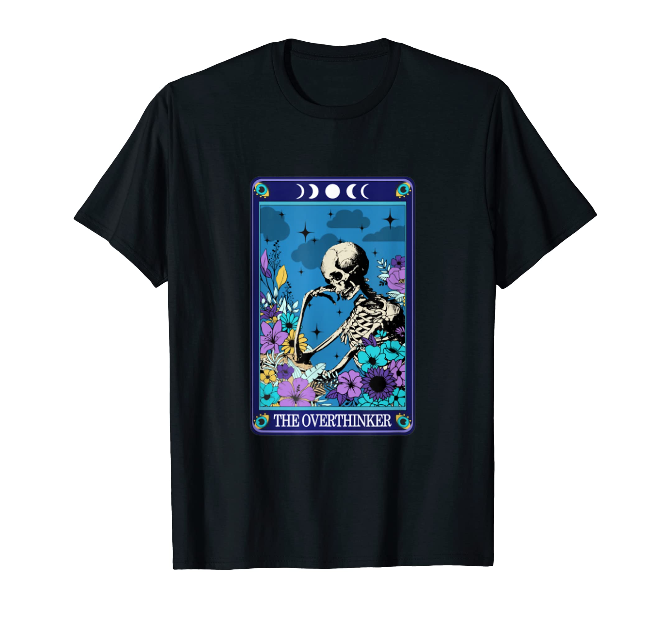 Tarot Card Overthinker Anxious T-Shirt - Fun Novelty Design for Adults - T-Shirt, Sweatshirt, Hoodie