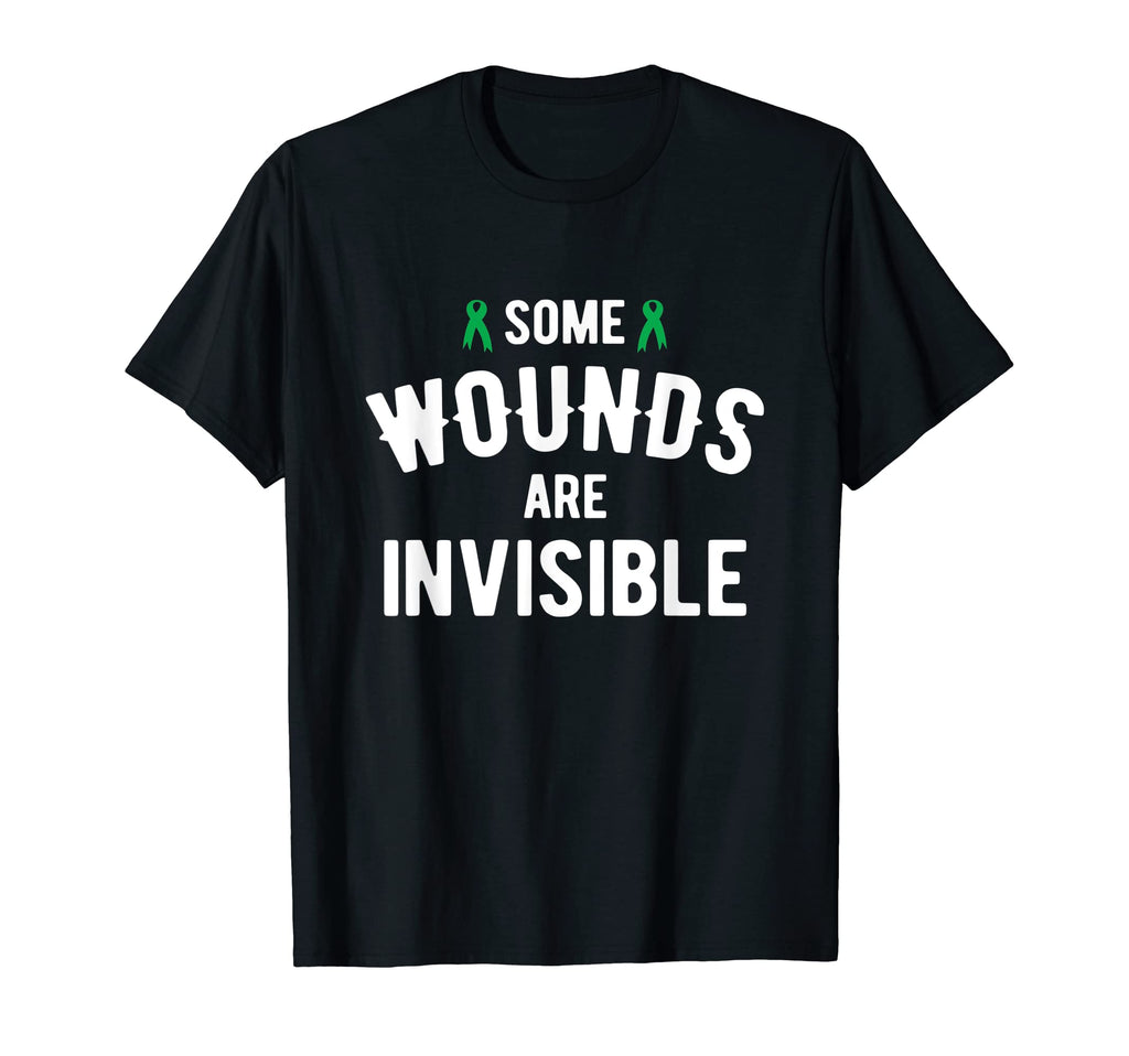 Some Wounds Are Invisible Mental Health T-Shirt - Minimalist Print Unisex - T-Shirt, Sweatshirt, Hoodie