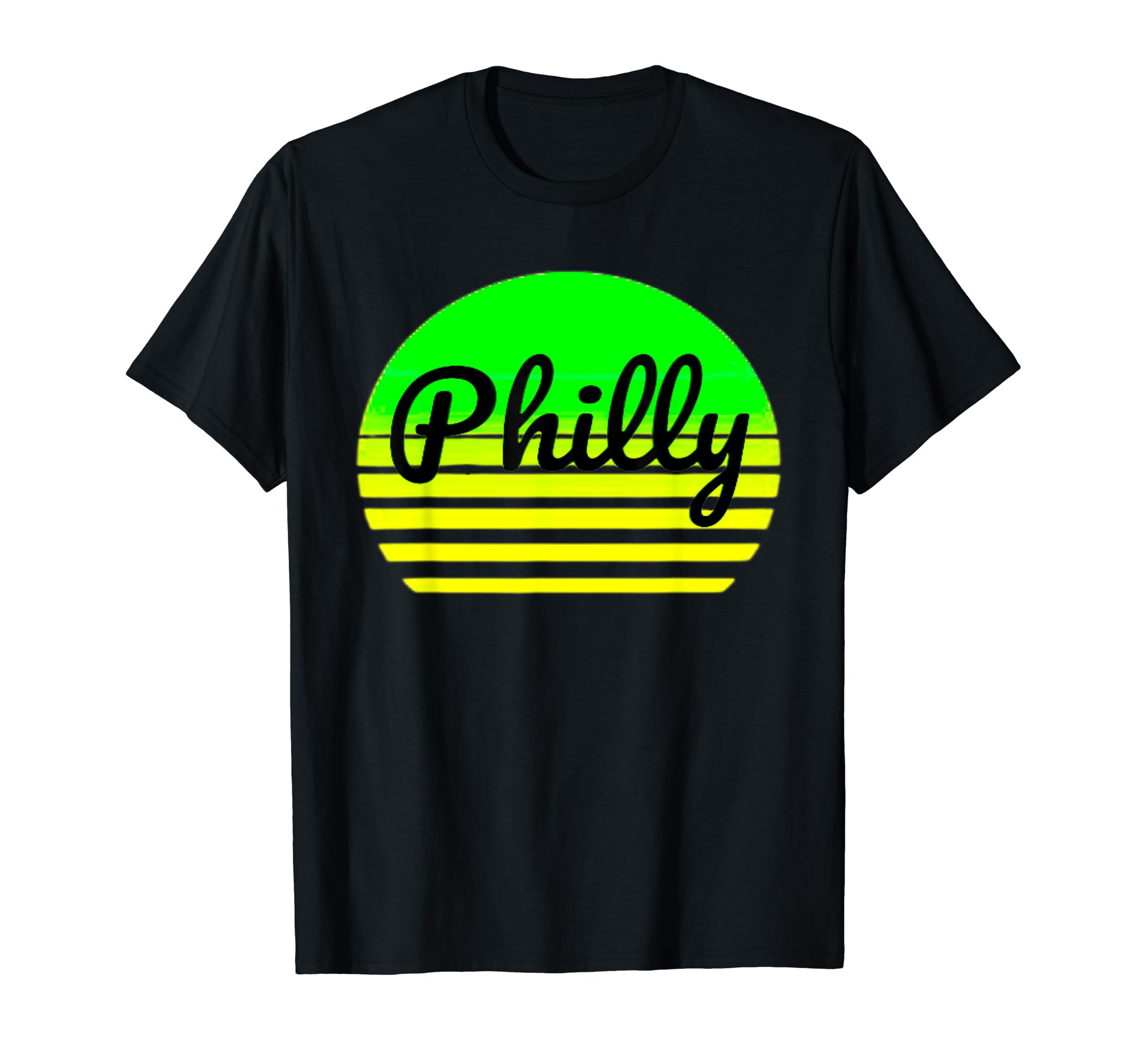 Vaporwave Aesthetic Sunset Philly T-Shirt - Graphic Print for Adults - T-Shirt, Sweatshirt, Hoodie