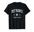 West Warwick Rhode Island Ri Athletic T-Shirt - Trendy Graphic Unisex - T-Shirt, Sweatshirt, Hoodie