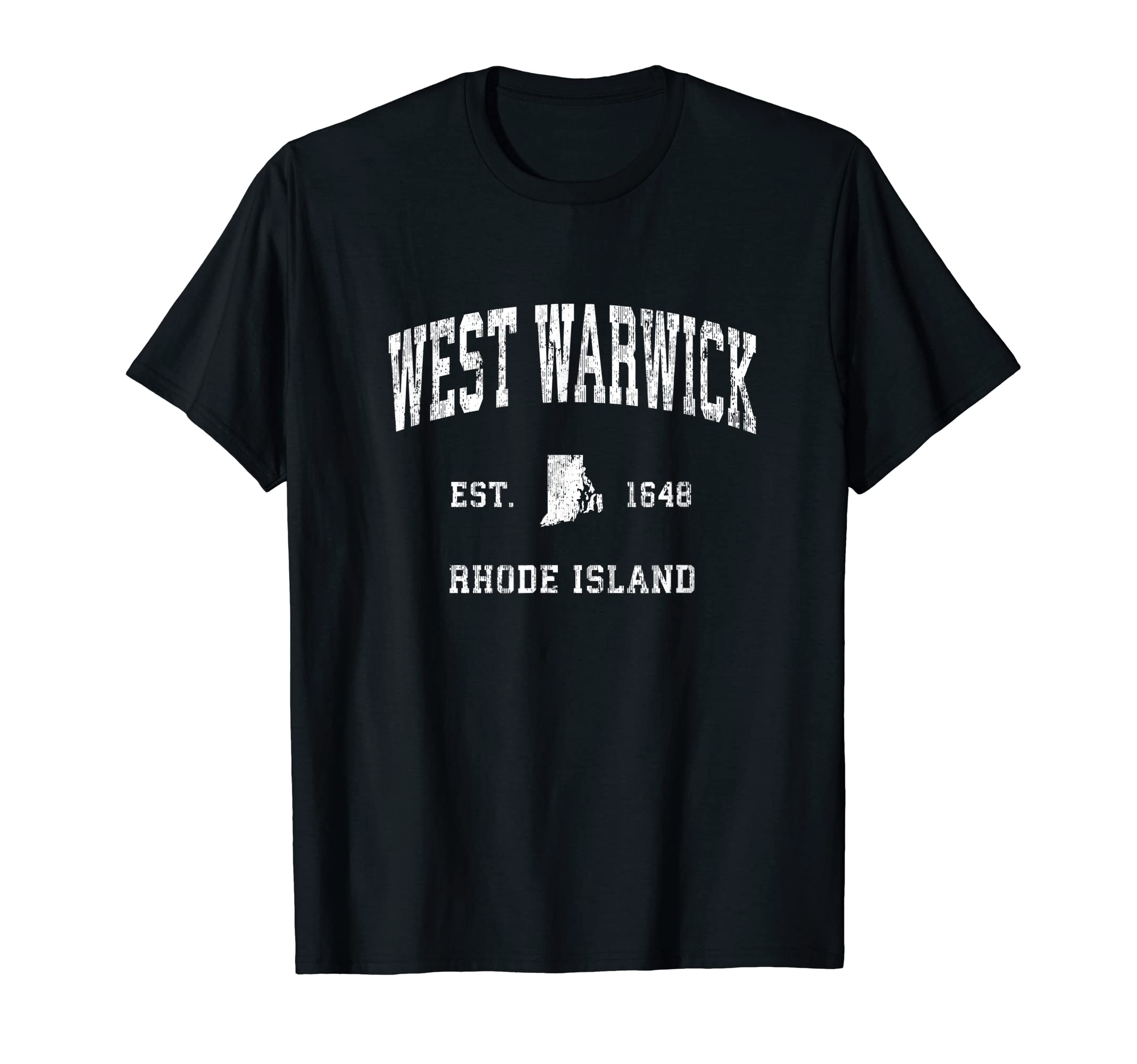 West Warwick Rhode Island Ri Athletic T-Shirt - Trendy Graphic Unisex - T-Shirt, Sweatshirt, Hoodie