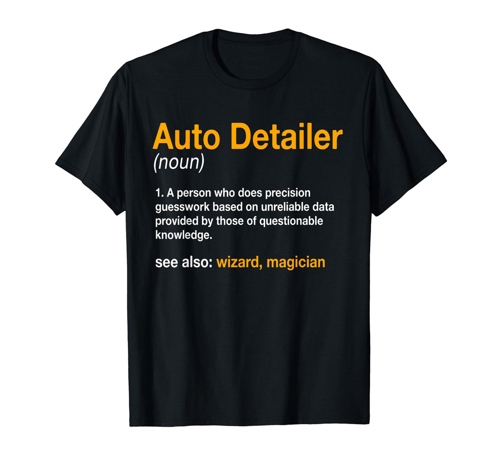 Auto Detailing Noun Car Specialist T-Shirt - Trendy Graphic Men Women - T-Shirt, Sweatshirt, Hoodie