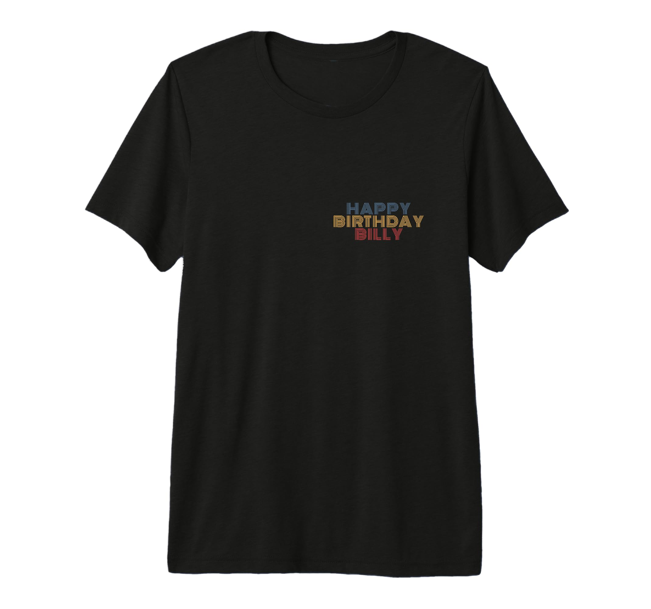 Happy Birthday Billy Personalized T-Shirt - Aesthetic Graphic Men Women - T-Shirt, Sweatshirt, Hoodie