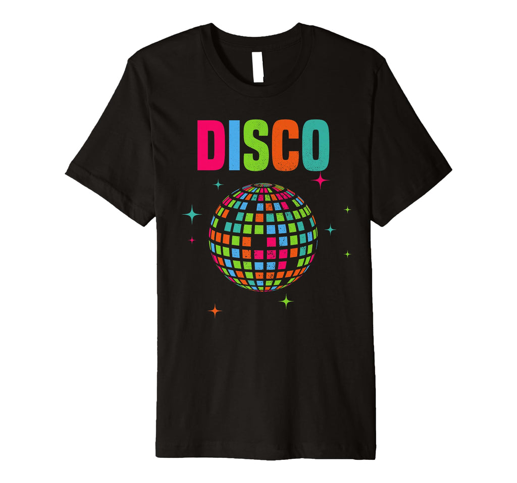 Disco Ball Music Dancing 70S 80S T-Shirt - Graphic Print for Adults - T-Shirt, Sweatshirt, Hoodie