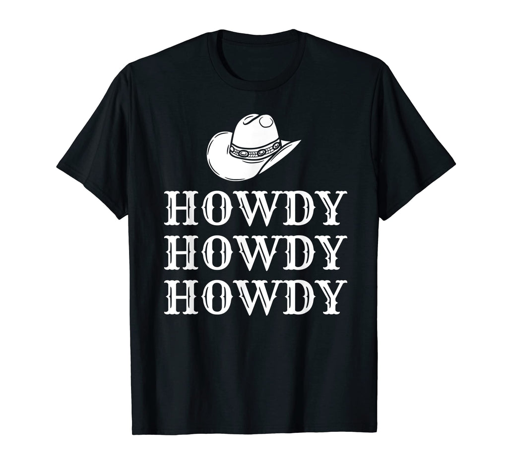 Western Country Southern Howdy Rodeo T-Shirt - Minimalist Print Unisex - T-Shirt, Sweatshirt, Hoodie