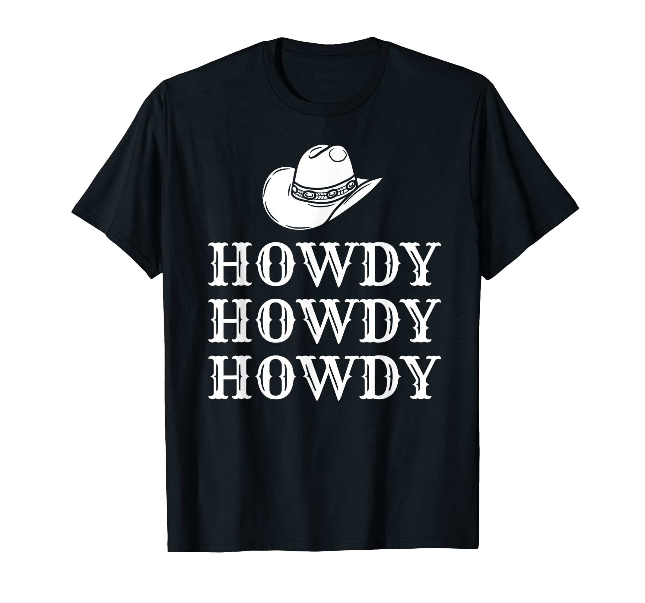 Western Country Southern Howdy Rodeo T-Shirt - Minimalist Print Unisex - T-Shirt, Sweatshirt, Hoodie