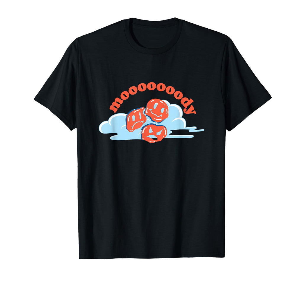 Moody Emotional Faces Positive T-Shirt - Aesthetic Graphic for Adults - T-Shirt, Sweatshirt, Hoodie