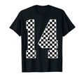 14Th Birthday Race Car Fourteen 14 T-Shirt - Fun Novelty Design Men Women - T-Shirt, Sweatshirt, Hoodie