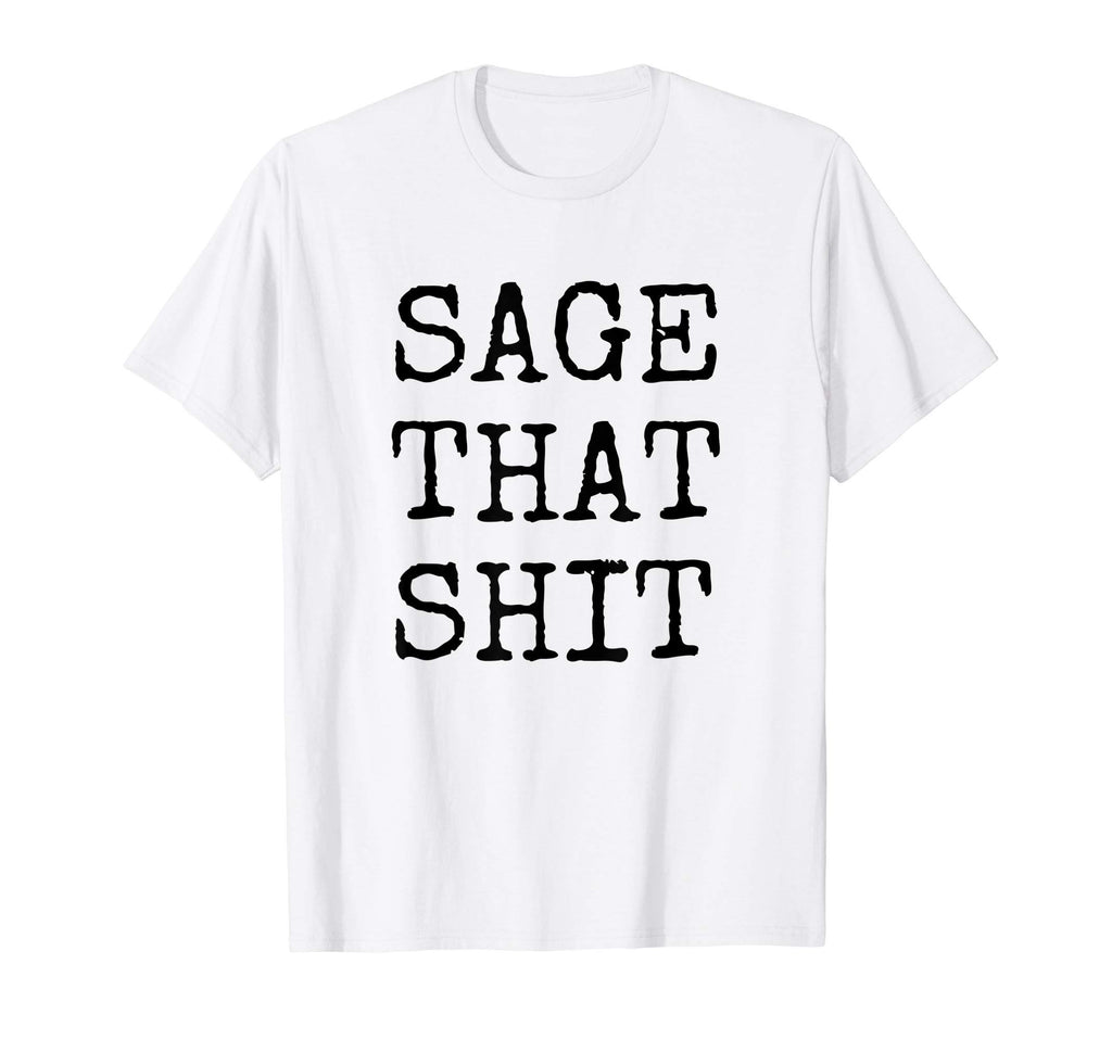 Funny Spiritual Sage Witch Crystals T-Shirt - Custom Art Print Men Women - T-Shirt, Sweatshirt, Hoodie