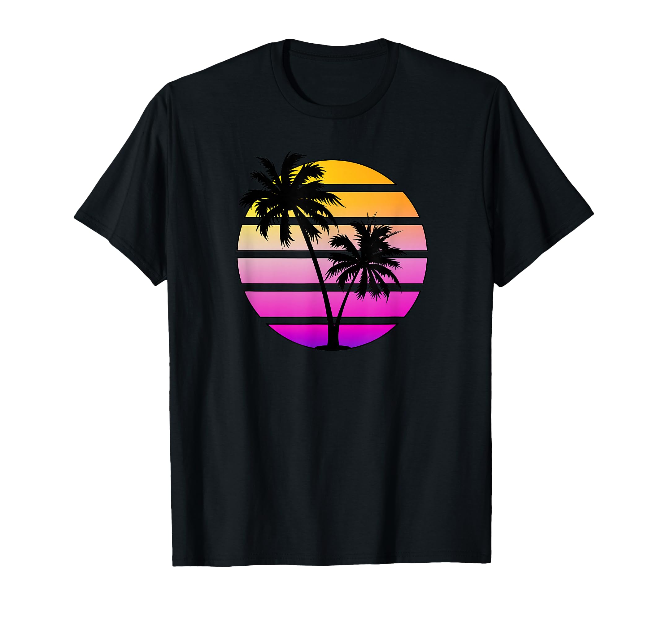 Synthwave Sunset T-Shirt - Fun Novelty Design Unisex - T-Shirt, Sweatshirt, Hoodie