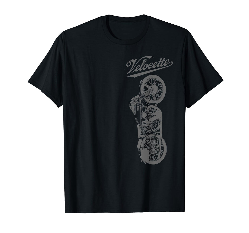 Vincent Velocette Motorcycle T-Shirt - Graphic Print Unisex - T-Shirt, Sweatshirt, Hoodie