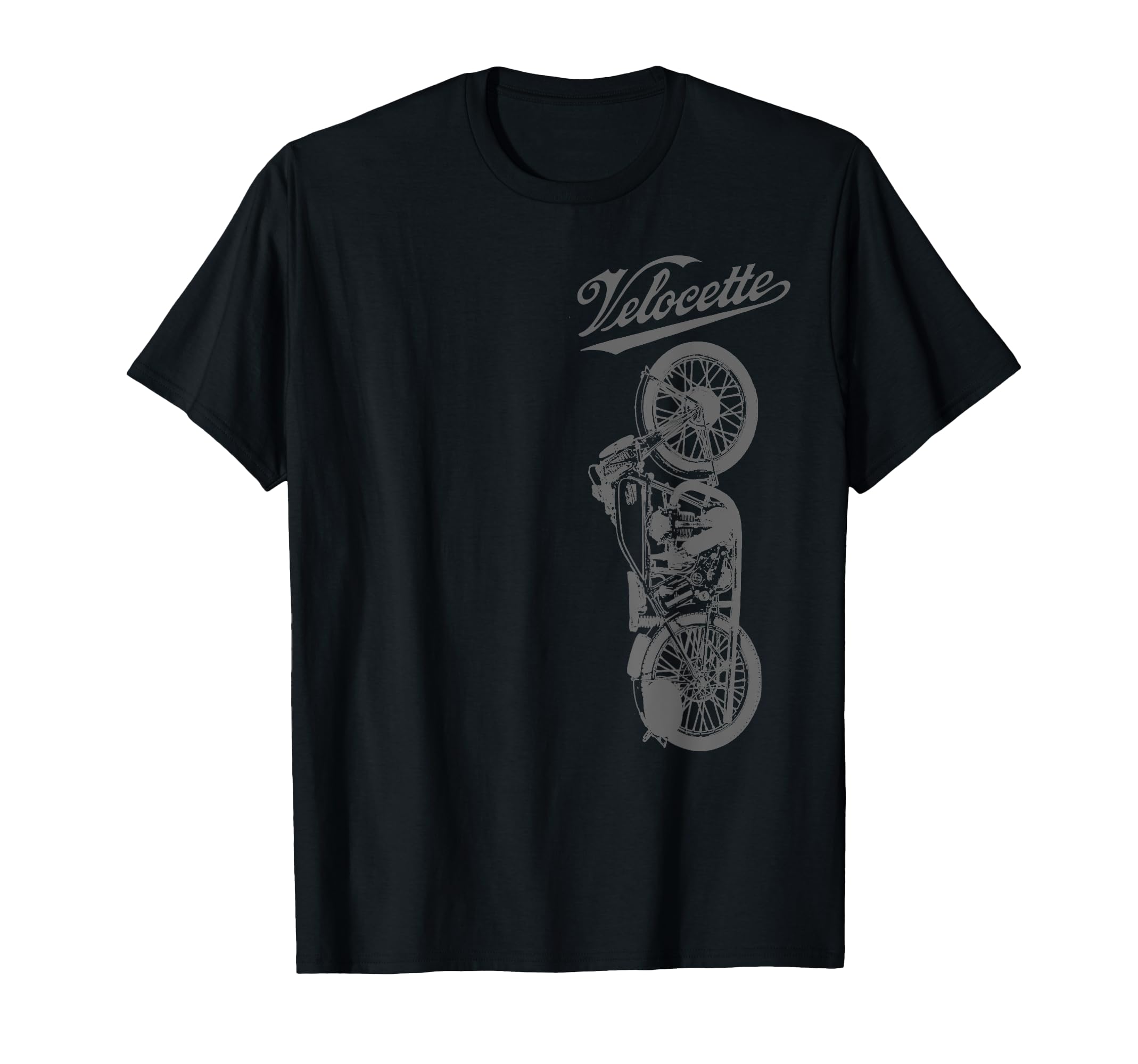 Vincent Velocette Motorcycle T-Shirt - Graphic Print Unisex - T-Shirt, Sweatshirt, Hoodie