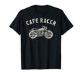 Cafe Racer Tan Motorcycle Worn T-Shirt - Custom Art Print Men Women - T-Shirt, Sweatshirt, Hoodie