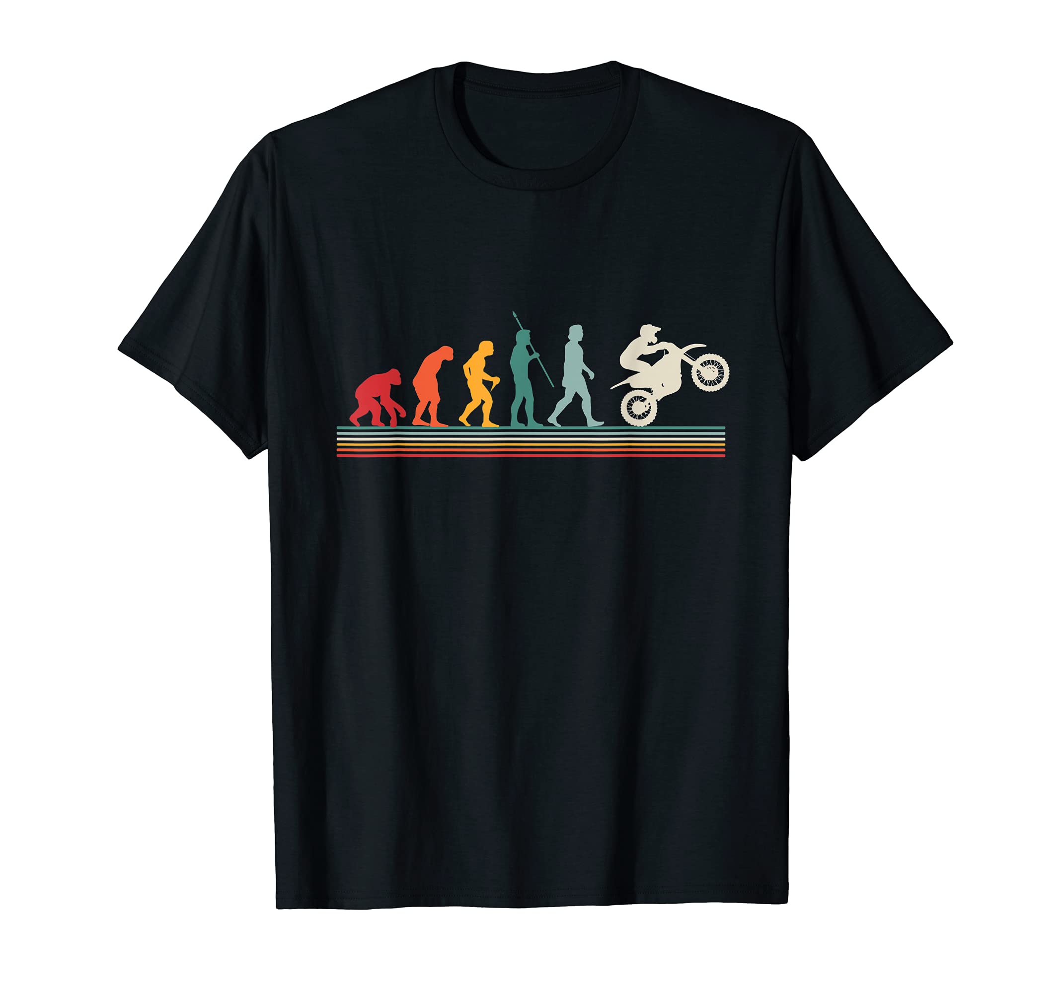 Funny Motorcycle Evolution Biker T-Shirt - Minimalist Print Men Women - T-Shirt, Sweatshirt, Hoodie
