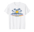 Key West Florida Beach Sunset Keys 70S T-Shirt - Minimalist Print Unisex - T-Shirt, Sweatshirt, Hoodie