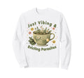 Funny Wellness Vibes Aesthetic Tea Sweatshirt - Unique Graphic for Adults - T-Shirt, Sweatshirt, Hoodie