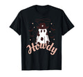 Howdy Funny Halloween Ghost Western T-Shirt - Aesthetic Graphic for Adults - T-Shirt, Sweatshirt, Hoodie