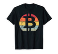 Bitcoin Logo Symbol Sunset Hodl Crypto T-Shirt - Minimalist Print Men Women - T-Shirt, Sweatshirt, Hoodie