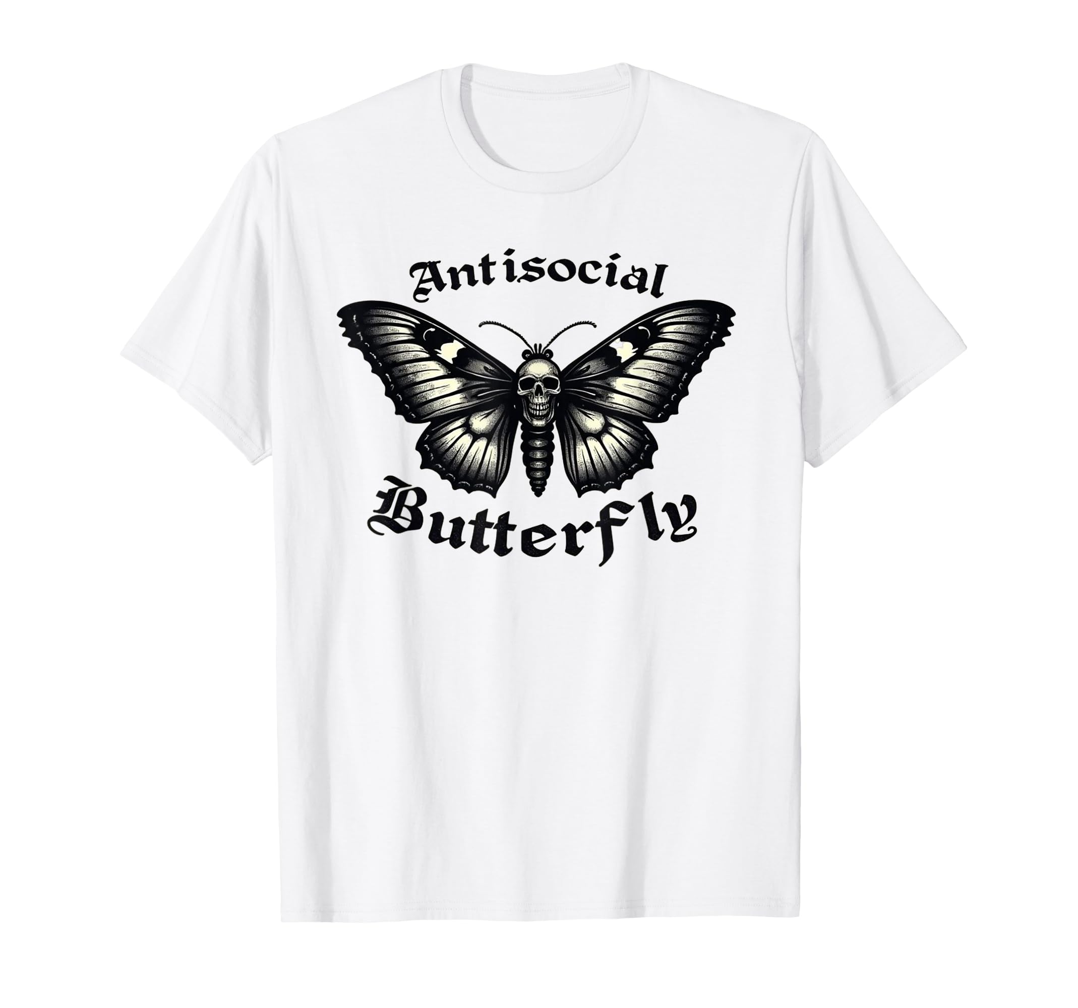 Funny Anti Social Butterfly Introvert Wear T-Shirt - Novelty Apparel Unisex - T-Shirt, Sweatshirt, Hoodie