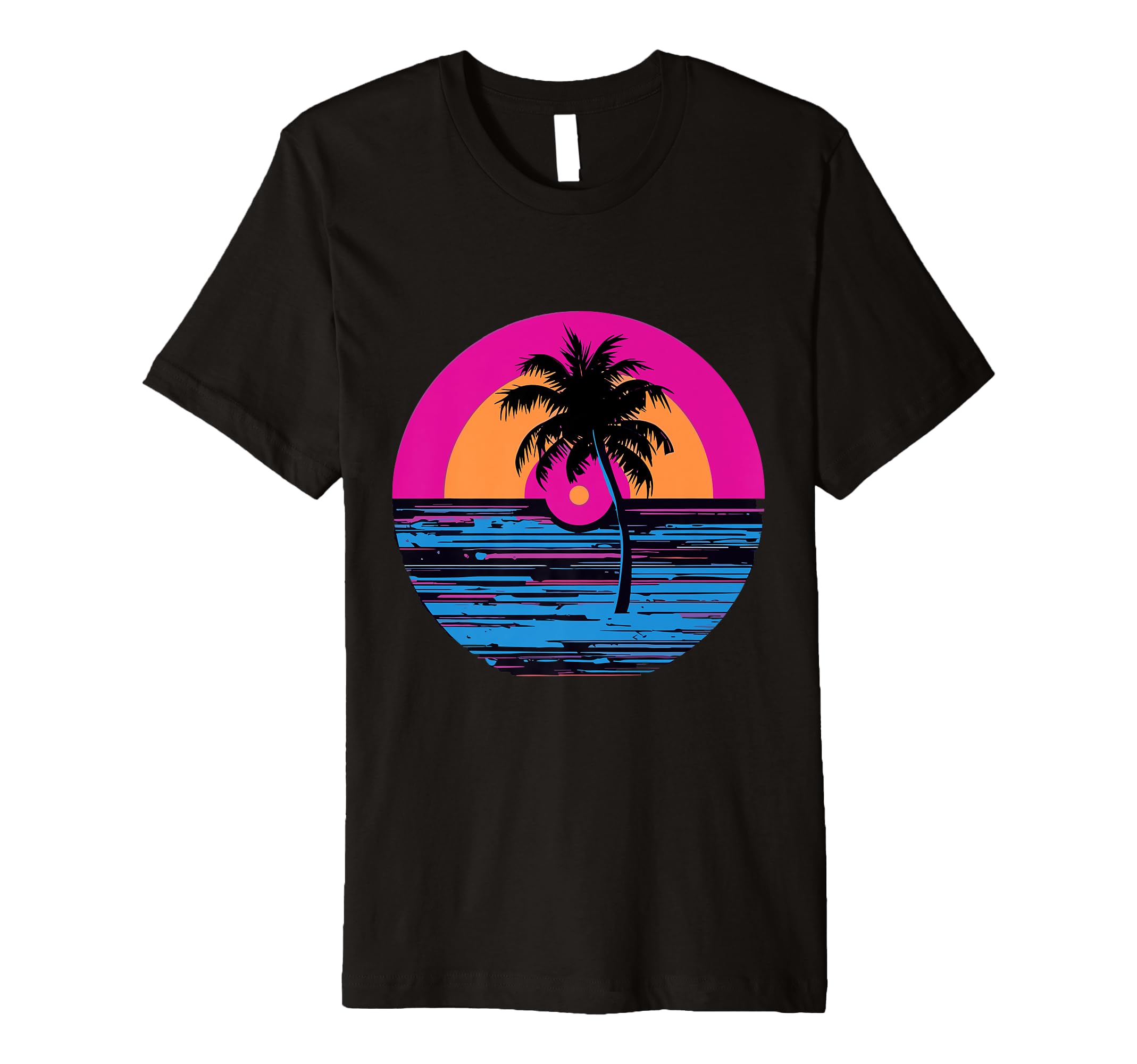Vinyl Record Vaporwave Turntable Music T-Shirt - Trendy Graphic for Adults - T-Shirt, Sweatshirt, Hoodie