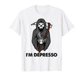 Im Depresso Coffee Lover Mental T-Shirt - Custom Art Print for Adults - T-Shirt, Sweatshirt, Hoodie
