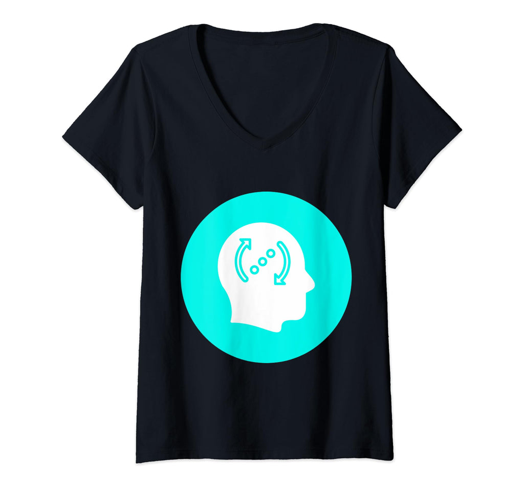 Womens Overthinker Rumination V Neck T-Shirt - Trendy Graphic Men Women - T-Shirt, Sweatshirt, Hoodie