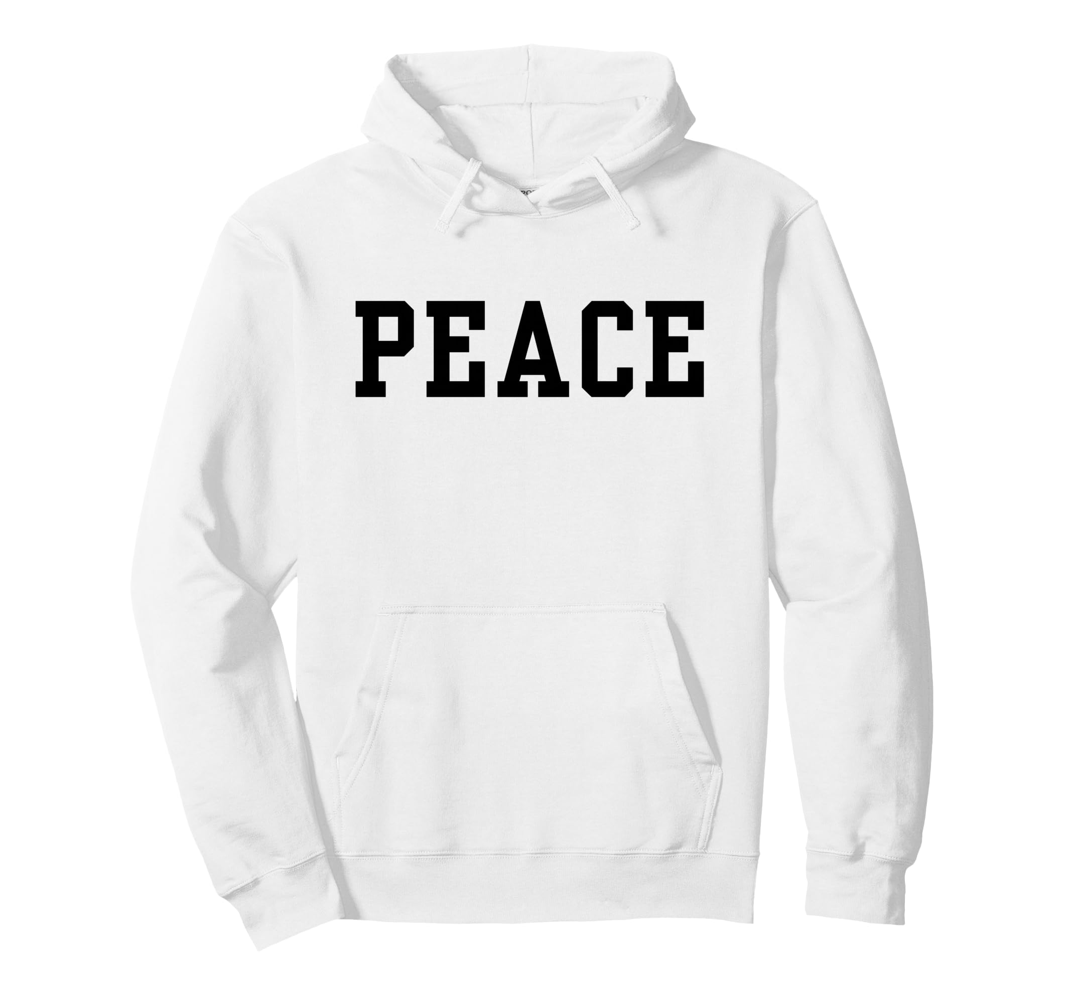 Peace Minimalist Calm Mindfulness Hoodie - Novelty Apparel for Adults - T-Shirt, Sweatshirt, Hoodie