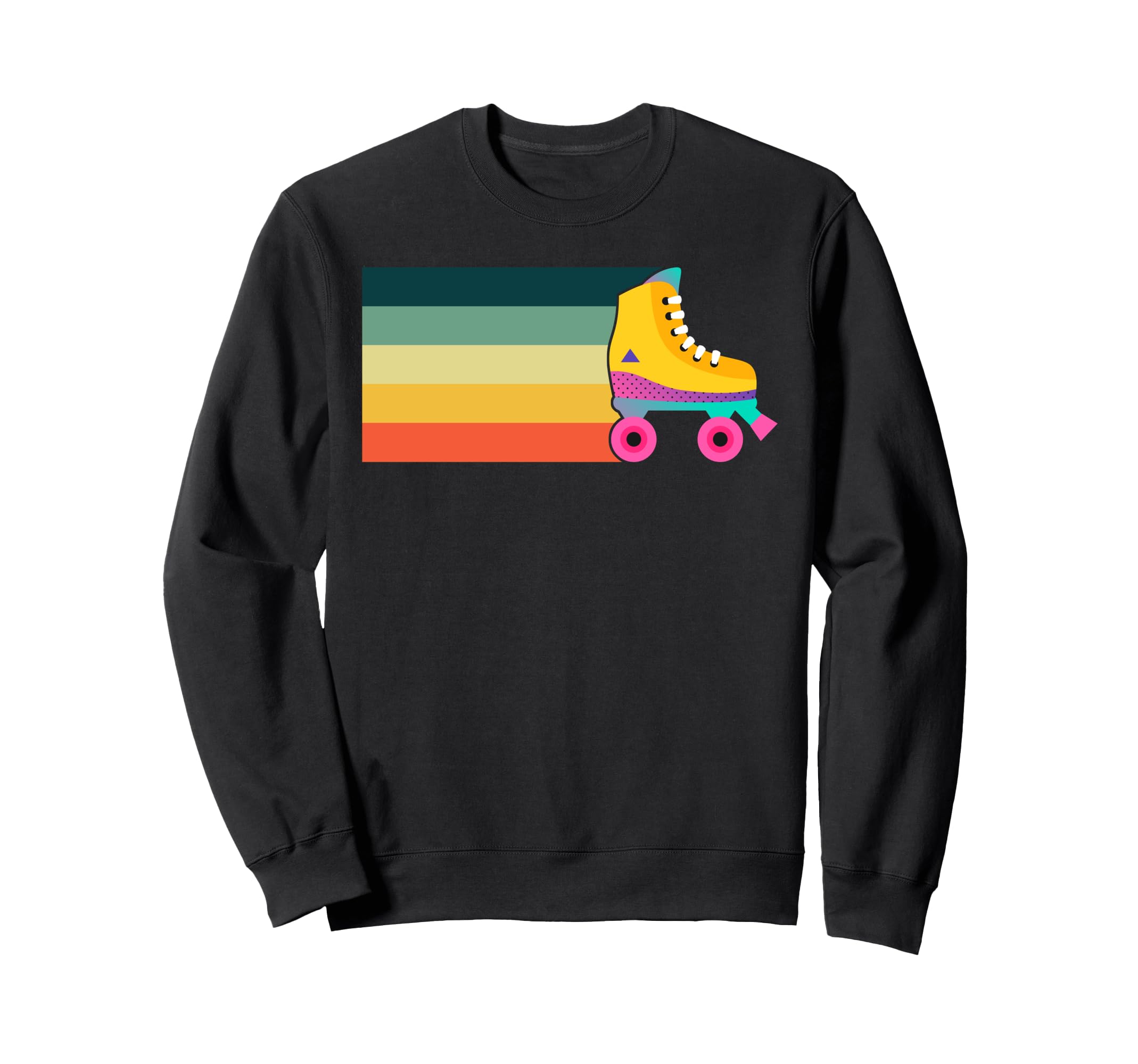 Roller Skate Roller Skating Skater Sweatshirt - Novelty Apparel for Adults - T-Shirt, Sweatshirt, Hoodie