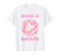 Danish Pastel Aesthetic Music Is T-Shirt - Fun Novelty Design Unisex - T-Shirt, Sweatshirt, Hoodie