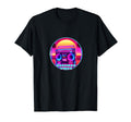 Boombox Vibes 1980S Synthwave Beach T-Shirt - Fun Novelty Design Unisex - T-Shirt, Sweatshirt, Hoodie