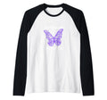 Antisocial Butterfly Raglan Sweatshirt - Casual Everyday Wear Men Women - T-Shirt, Sweatshirt, Hoodie