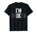 Mental Health Im Broken Invisible T-Shirt - Streetwear Style for Adults - T-Shirt, Sweatshirt, Hoodie