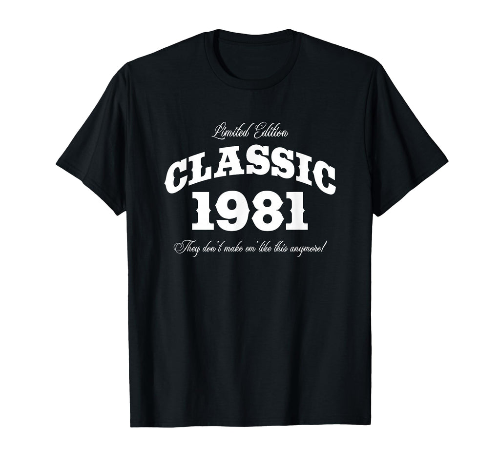45 Year Old Car 1981 45Th Birthday T-Shirt - Fun Novelty Design for Adults - T-Shirt, Sweatshirt, Hoodie