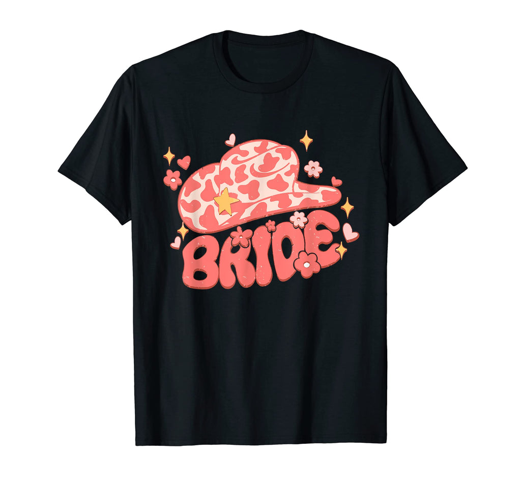 I Feel Like Bride Cowboy Hat Western T-Shirt - Minimalist Print Unisex - T-Shirt, Sweatshirt, Hoodie