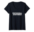 Womens Professional Overthinker T-Shirt - Aesthetic Graphic for Adults - T-Shirt, Sweatshirt, Hoodie