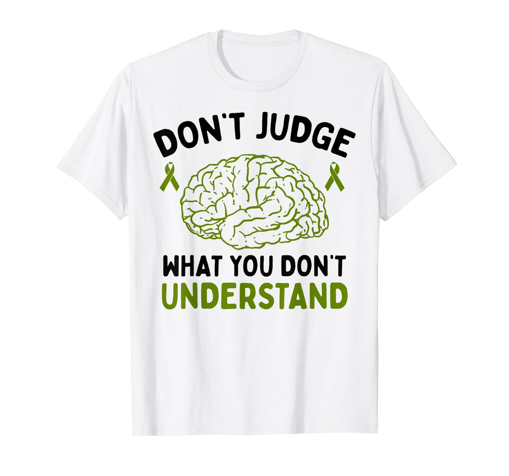 Dont Judge Depression Anxiety T-Shirt - Fun Novelty Design Men Women - T-Shirt, Sweatshirt, Hoodie