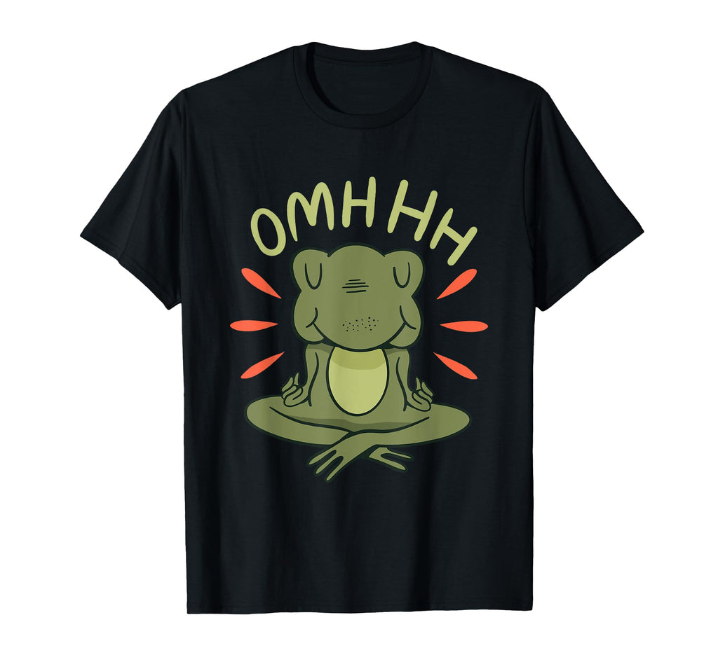 Frog Mindfulness Meditation Relaxing T-Shirt - Novelty Apparel Men Women - T-Shirt, Sweatshirt, Hoodie