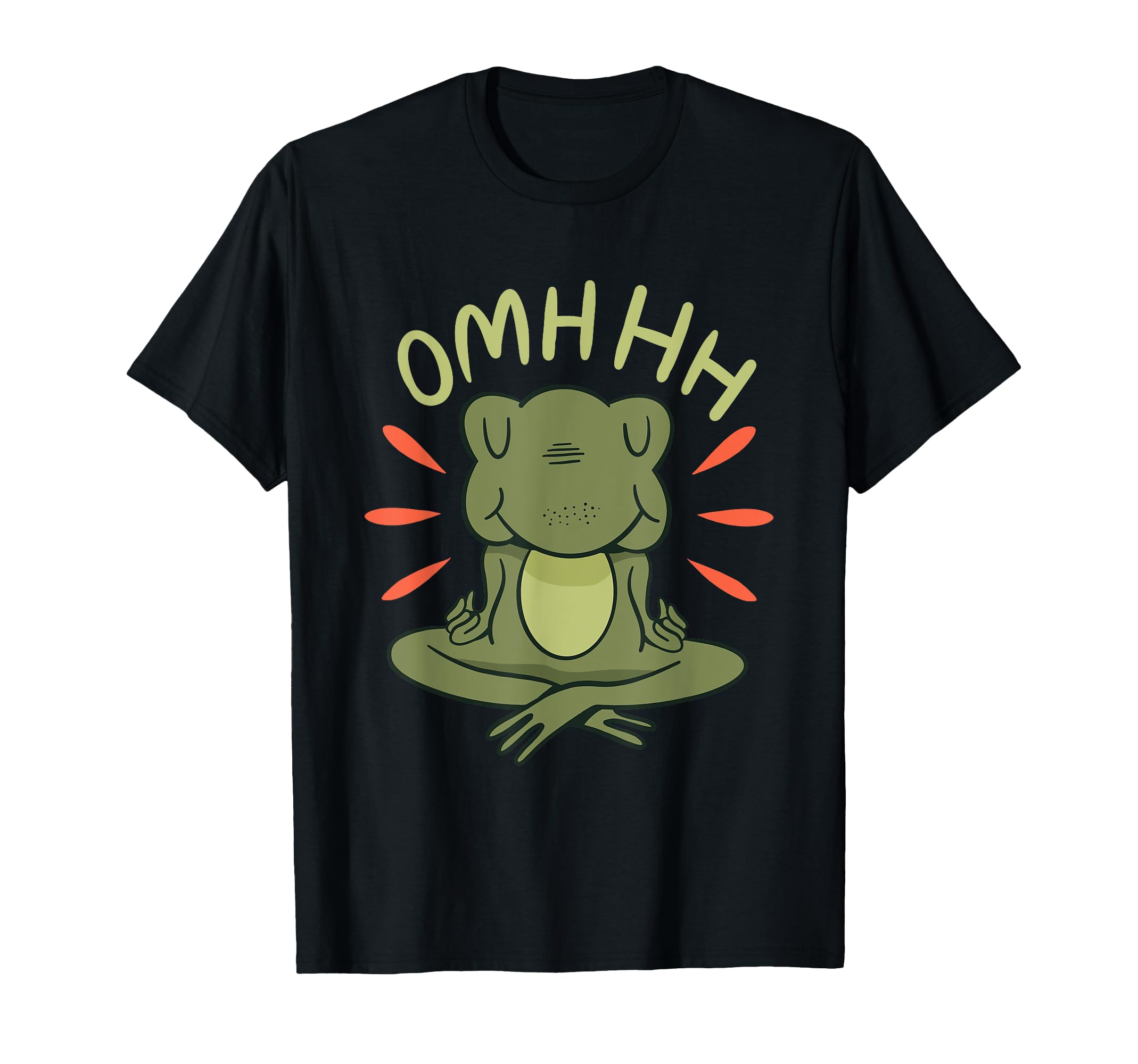 Frog Mindfulness Meditation Relaxing T-Shirt - Novelty Apparel Men Women - T-Shirt, Sweatshirt, Hoodie