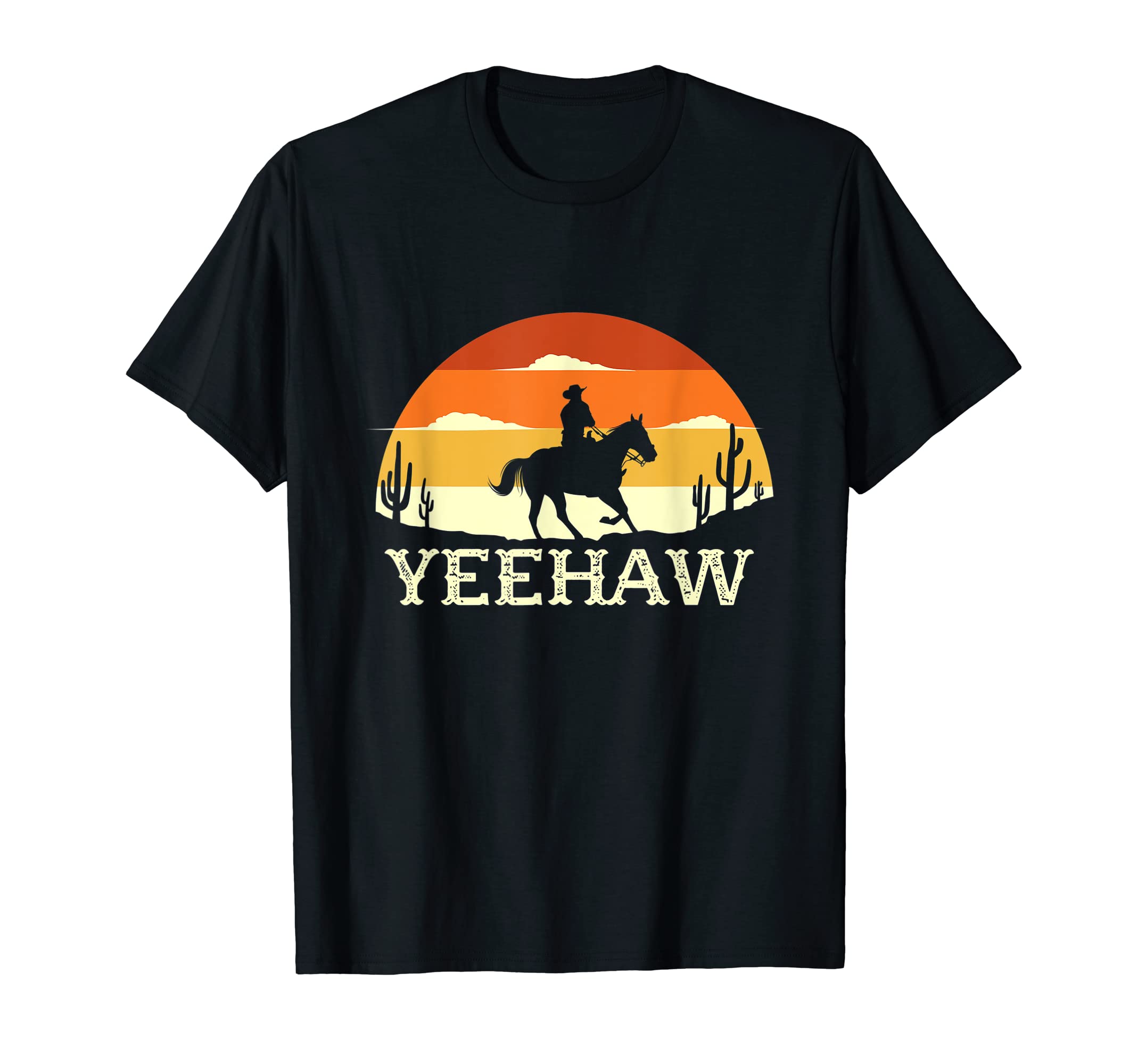 Yeehaw Cowboy Western Country Wear T-Shirt - Fun Novelty Design Men Women - T-Shirt, Sweatshirt, Hoodie