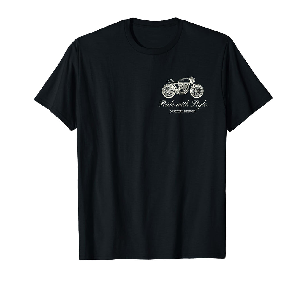 Motorcycle Club Cafe Racer Front And T-Shirt - Novelty Apparel for Adults - T-Shirt, Sweatshirt, Hoodie