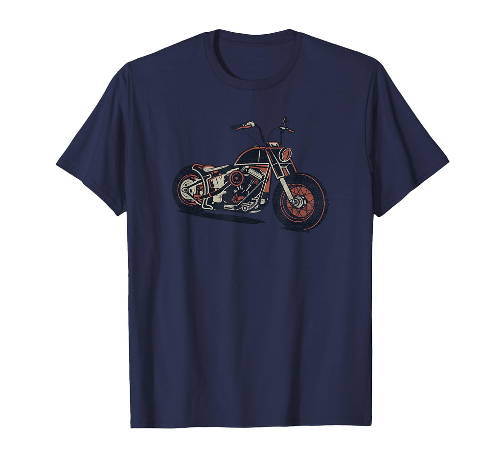 Color Muted Motorcycle T-Shirt - Custom Art Print Men Women - T-Shirt, Sweatshirt, Hoodie