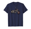 Color Muted Motorcycle T-Shirt - Custom Art Print Men Women - T-Shirt, Sweatshirt, Hoodie