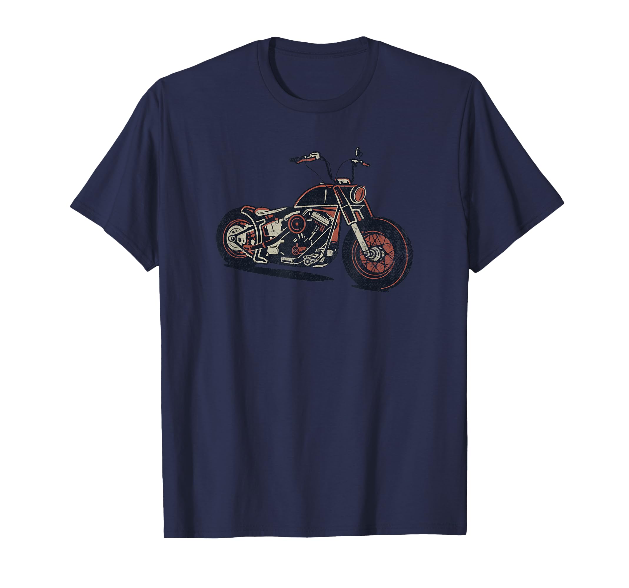 Color Muted Motorcycle T-Shirt - Custom Art Print Men Women - T-Shirt, Sweatshirt, Hoodie