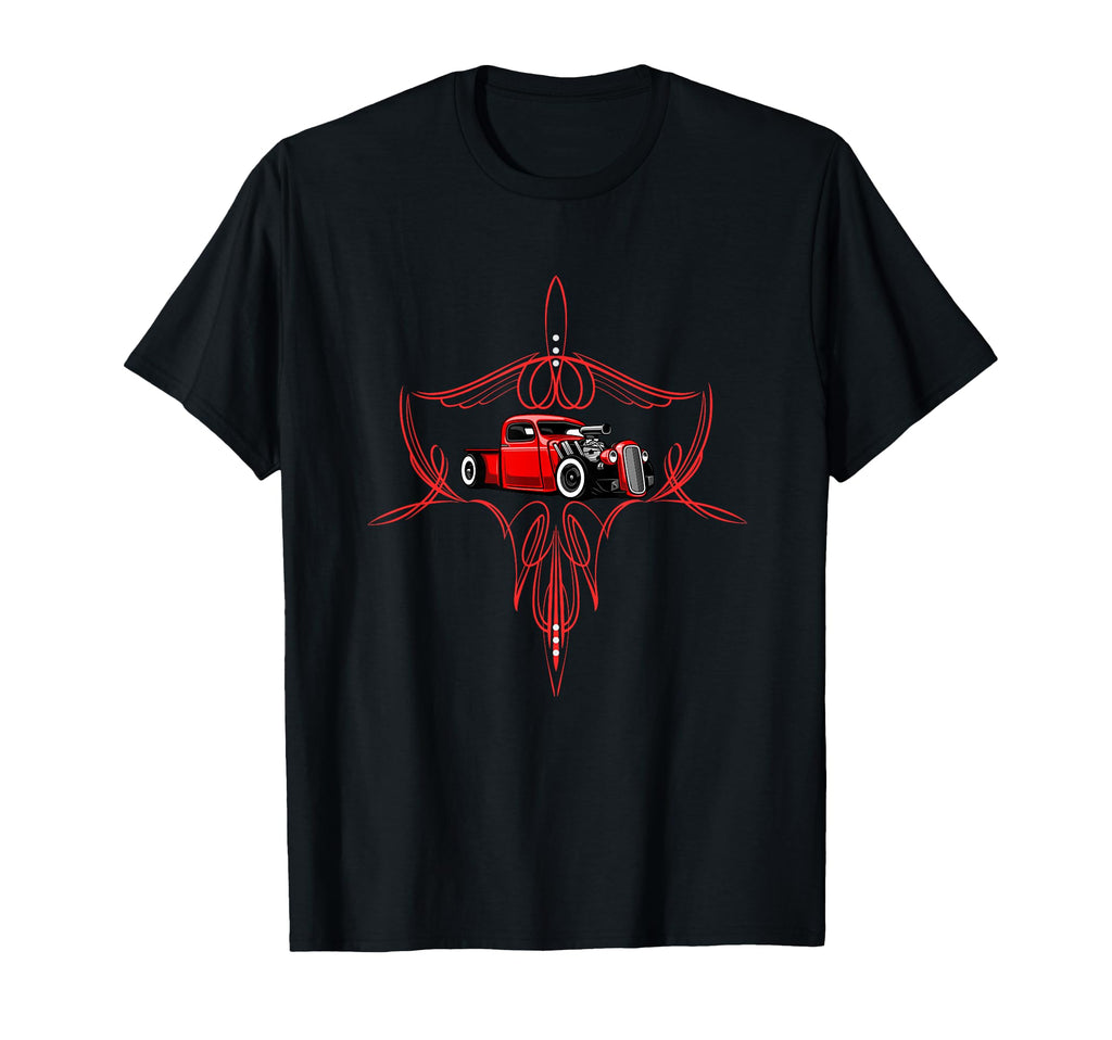 Pinstriping And Hot Rod Truck T-Shirt - Streetwear Style for Adults - T-Shirt, Sweatshirt, Hoodie