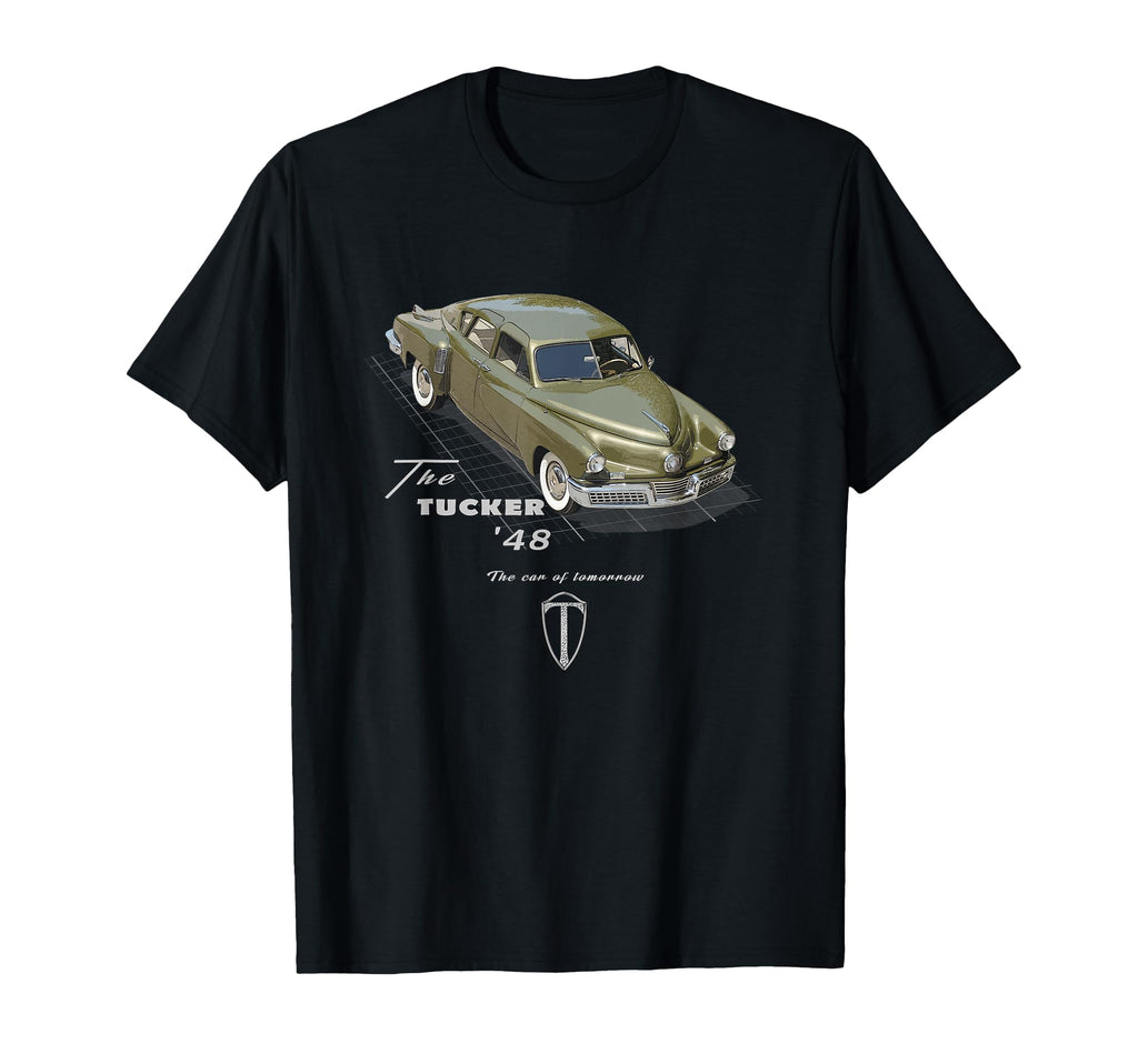 Tucker 48 American Car Legend T-Shirt - Minimalist Print for Adults - T-Shirt, Sweatshirt, Hoodie