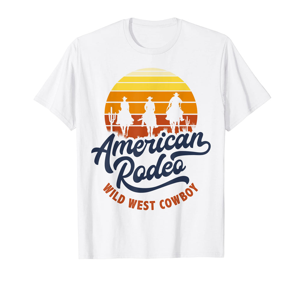 American Rodeo Wild West Cowboy Party T-Shirt - Unique Graphic for Adults - T-Shirt, Sweatshirt, Hoodie
