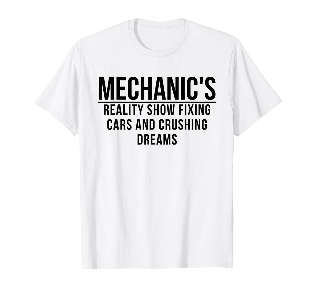 Mechanic Reality Show Fixing Cars T-Shirt - Custom Art Print Unisex - T-Shirt, Sweatshirt, Hoodie